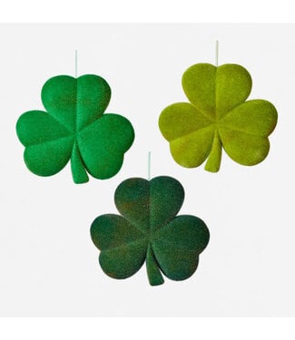Flocked Shamrock - Sold Individually