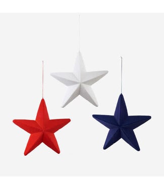 19" Flocked Star - Sold Individually