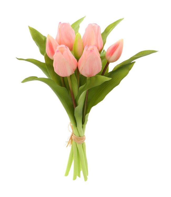 11.75 Inch Real Touch Tulip Bouquet