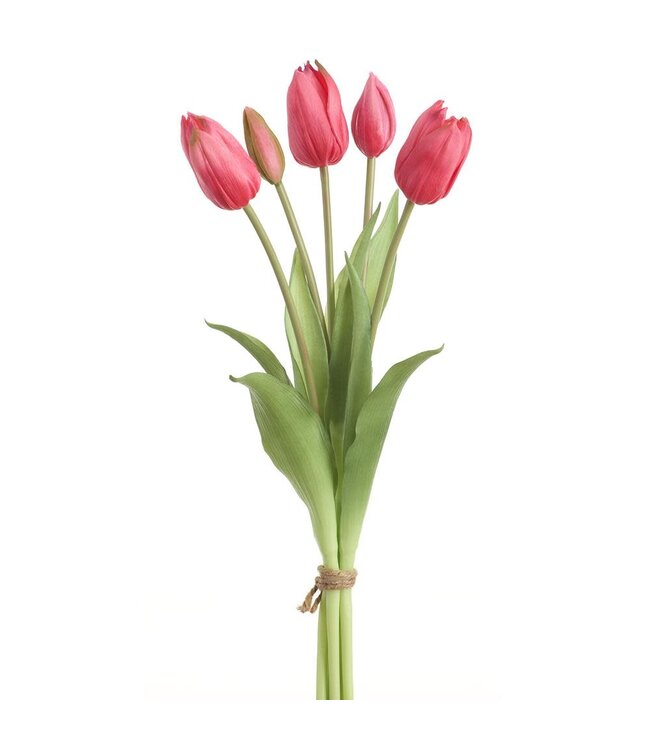 16 Inch Real Touch Dutch Tulip Bouquet