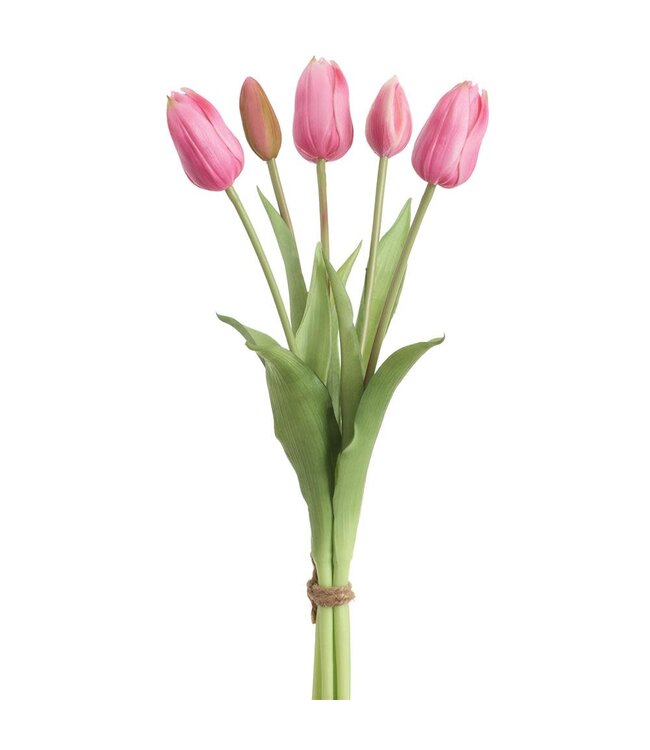 16 Inch Real Touch Dutch Tulip Bouquet