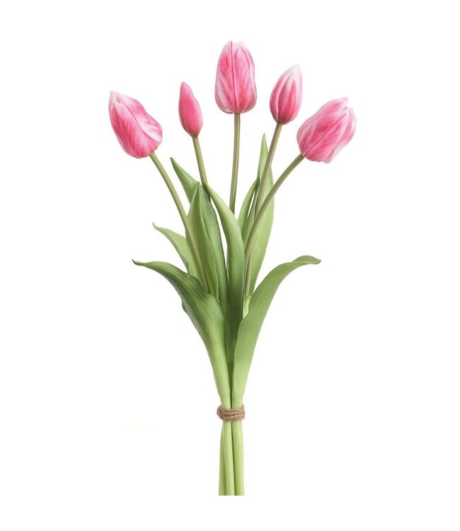 16 Inch Real Touch Dutch Tulip Bouquet
