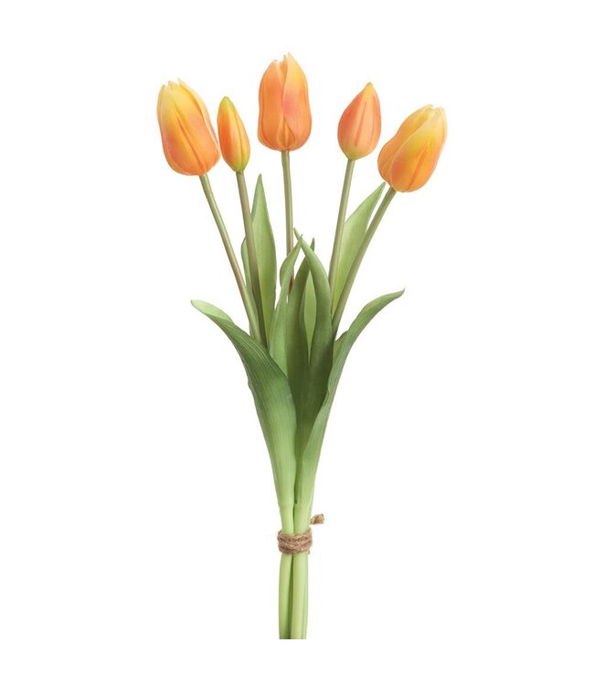 16 Inch Real Touch Dutch Tulip Bouquet