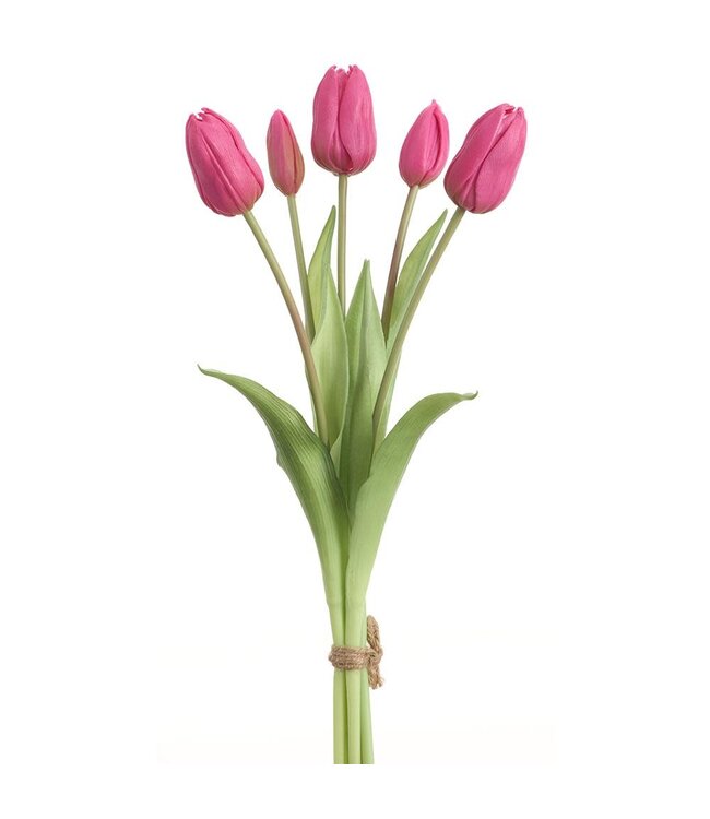 16 Inch Real Touch Dutch Tulip Bouquet