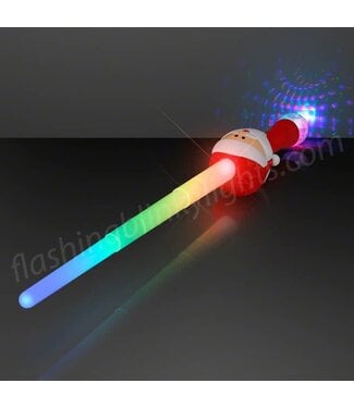 Led Santa Toy Sword Expandable Saber