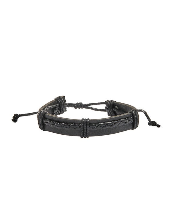 Men’s Leather Bracelet - Assorted Styles - Sold Individually