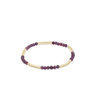 ENEWTON Blissful Pattern 2.5mm Bead Bracelet - Ruby