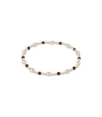 ENEWTON Pearl Sincerity Pattern 4mm Bead Bracelet