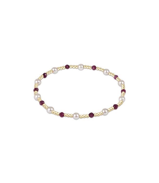 ENEWTON Pearl Sincerity Pattern 4mm Bead Bracelet