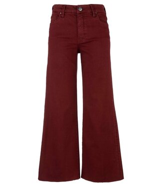 KUT FROM THE KLOTH Meg High Rise Fab Ab Wide Leg Raw Hem