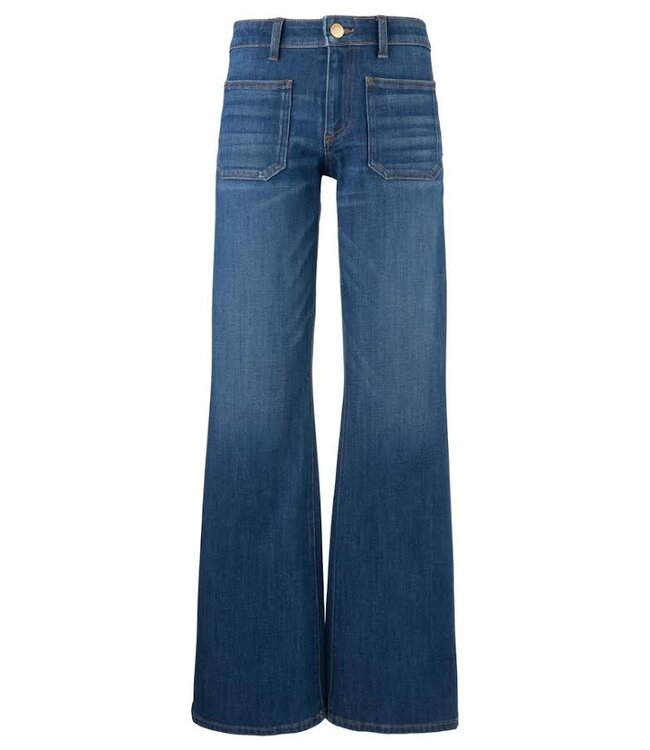 KUT FROM THE KLOTH Ana High Rise Flare With Patch Pockets Reg Hem