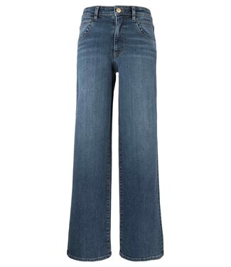 KUT FROM THE KLOTH Jodi High Rise Straight Leg 4 Front Pockets Inset