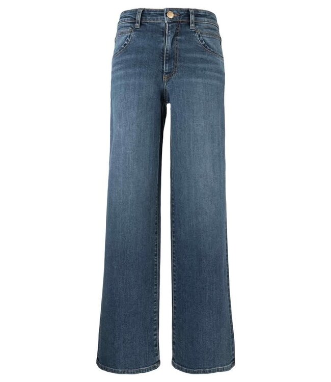 KUT FROM THE KLOTH Jodi High Rise Straight Leg 4 Front Pockets Inset