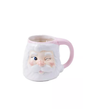 Sweet Grace Holiday Santa Mug Candle