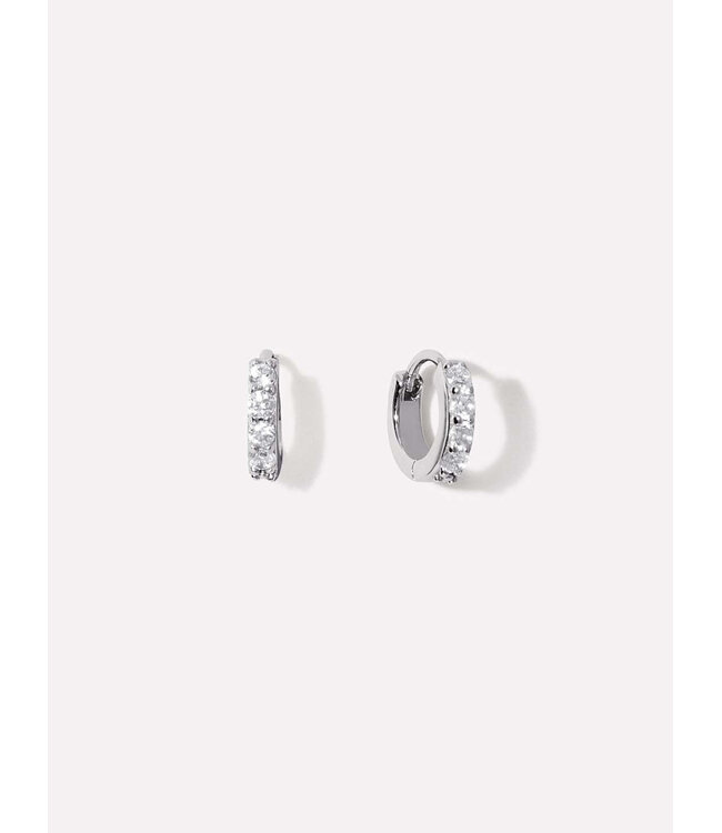 Huggie Hoop Earrings - Suzanne Silver