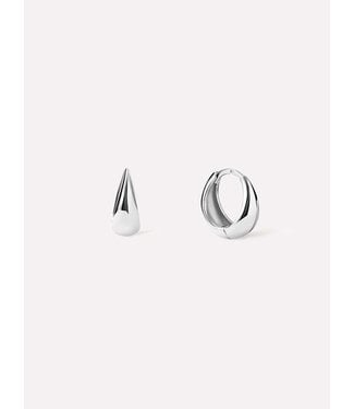 Bold Huggie Hoops - Nate Silver