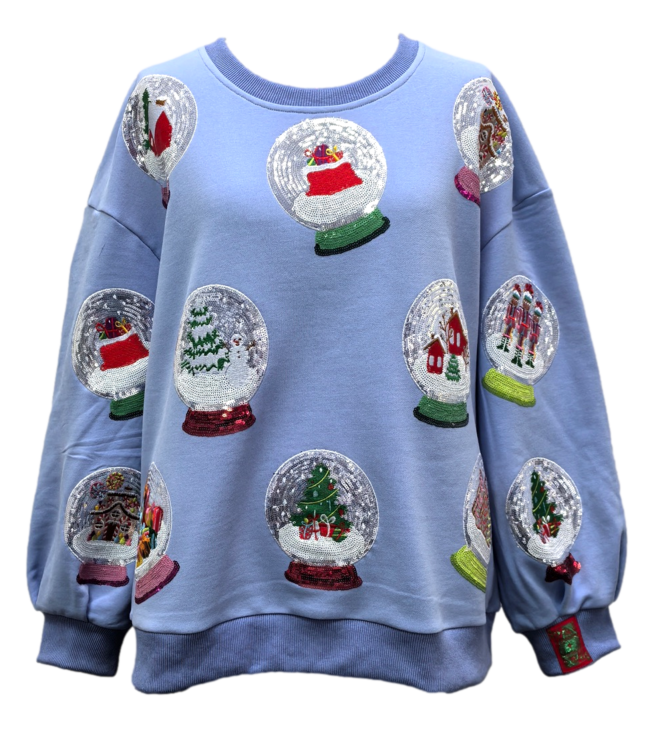 Hannah Christmas Snow Globe Sweatshirt