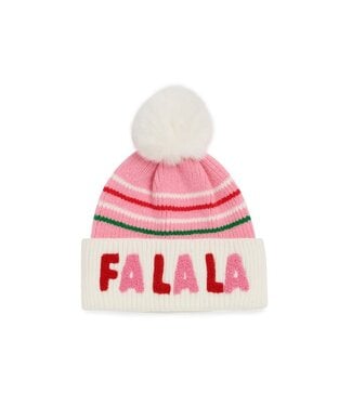 “Fa la La” Beanie - Blush