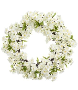 24 Inch Cherry Blossom Wreath