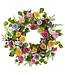 22'' Calendula Wreath Mixed