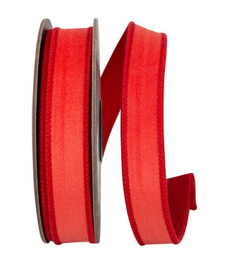 1 Inch Velvet Touch Deluxe Backed Wired Edge Ribbon