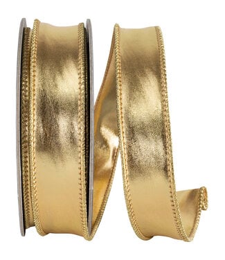 1 Inch Mirror Fantasy Metallic Deluxe Two Sided Wired Edge Ribbon