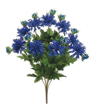17 Inch Cornflower Bush  - Blue