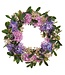 28 Inch Hydrangea/Queen Anne's Lace Wreath Mixed