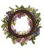 28 Inch Hydrangea/Queen Anne's Lace Wreath Mixed