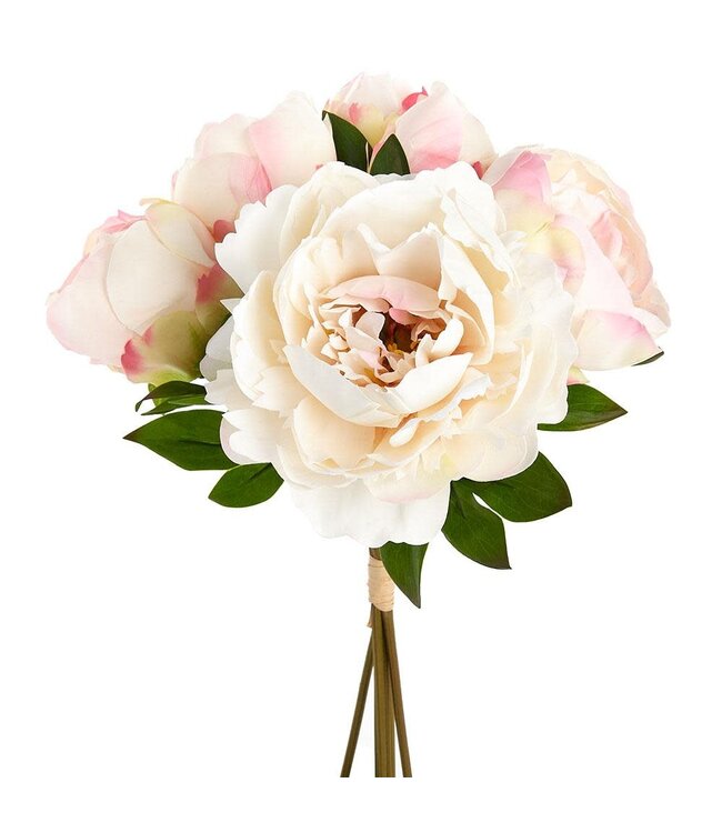 14 Inch Real Touch Peony Bundle