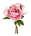 14 Inch Real Touch Peony Bundle x6