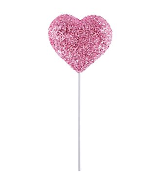 34 Inch Sequin Heart Pick