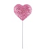 34 Inch Sequin Heart Pick