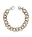 BRIGHTON Pebble Link Two Tone Bracelet