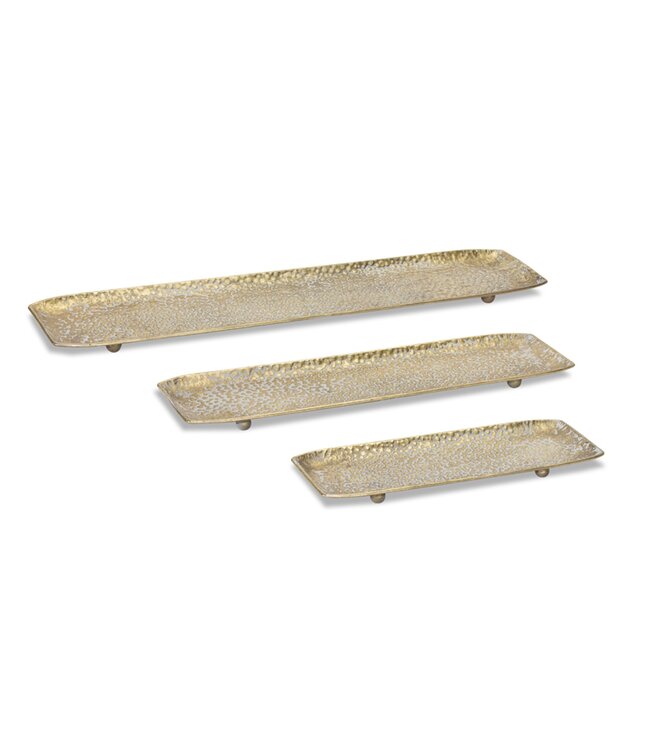 Metal Decorative Tray - Sold Individually