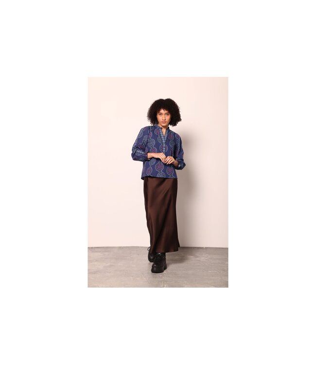 Ashley Ruffle Neck Top