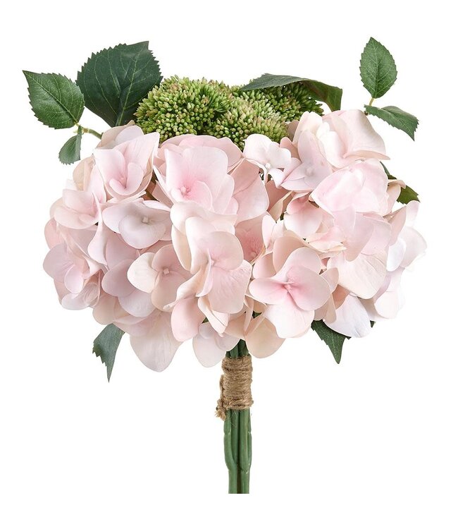 13 Inch Hydrangea/Angelica Bouquet