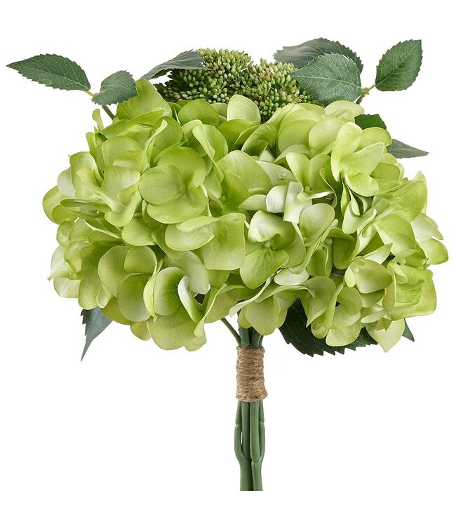 13 Inch Hydrangea/Angelica Bouquet