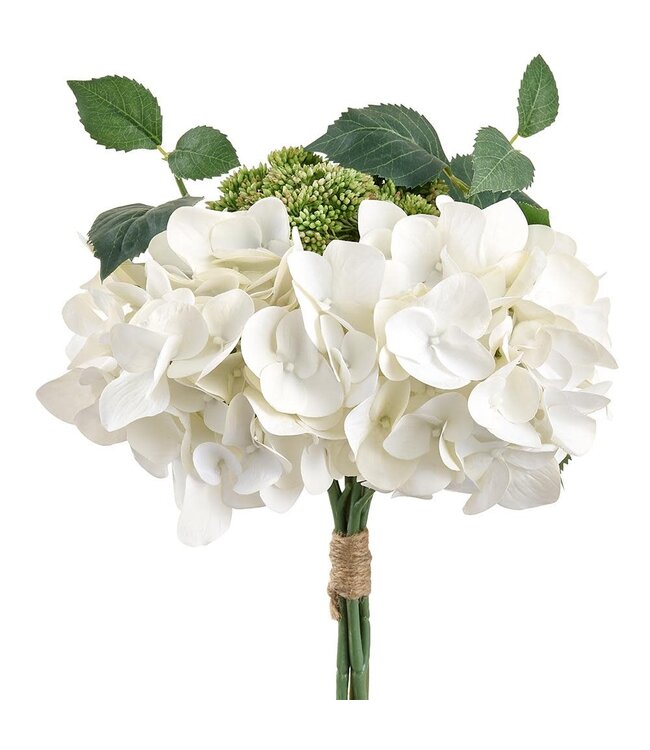 13 Inch Hydrangea/Angelica Bouquet