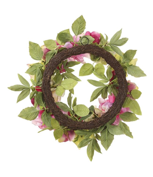 20 Inch Peony Wreath  Beauty Cream