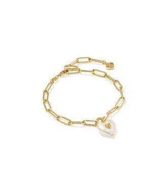 KENDRA SCOTT Sasha Heart Delicate Chain Bracelet