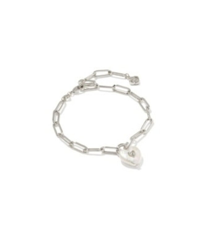 KENDRA SCOTT Sasha Heart Delicate Chain Bracelet