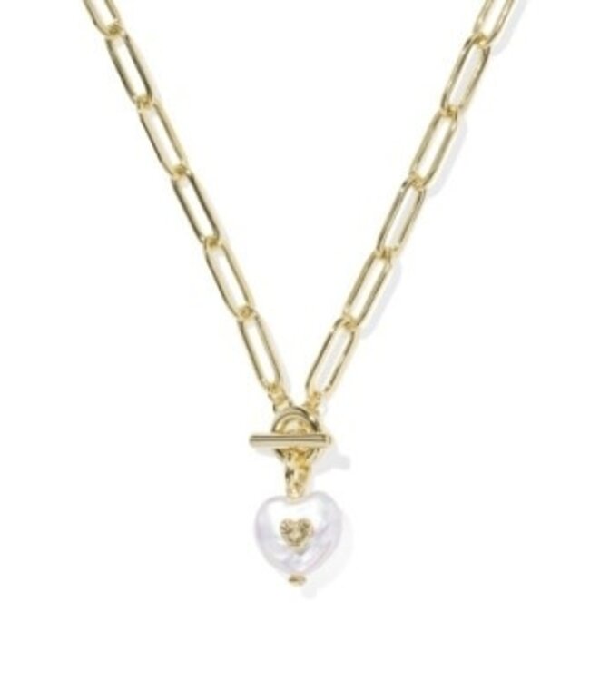 KENDRA SCOTT Sasha Heart Short Pendant Necklace