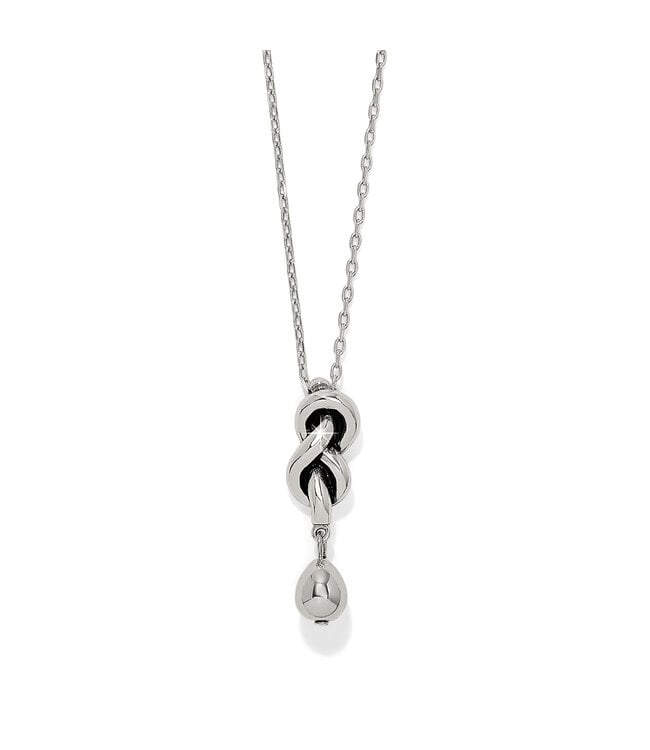 BRIGHTON Interlok Single Knot Drop Necklace