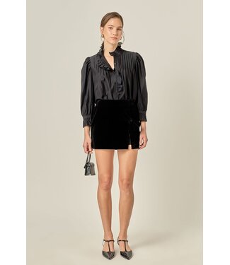 Naomi Ruffle Detailed Blouse