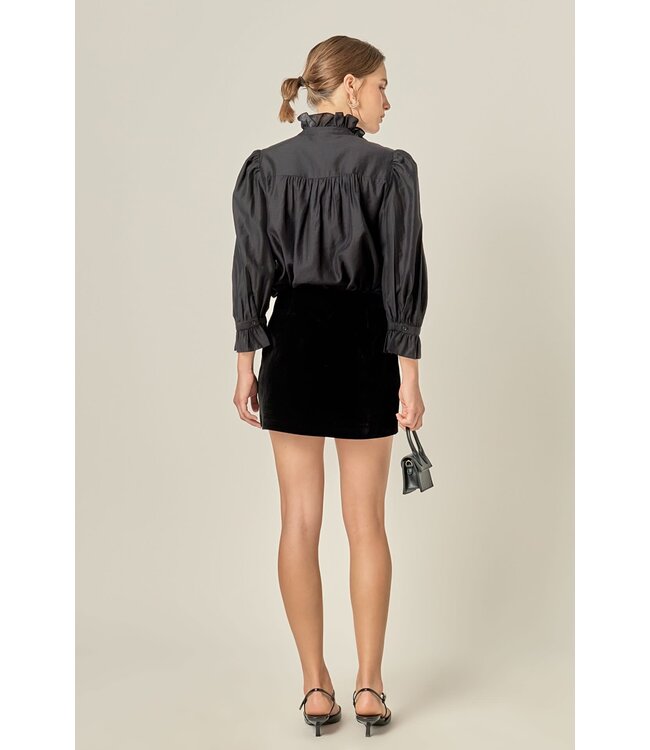 Naomi Ruffle Detailed Blouse