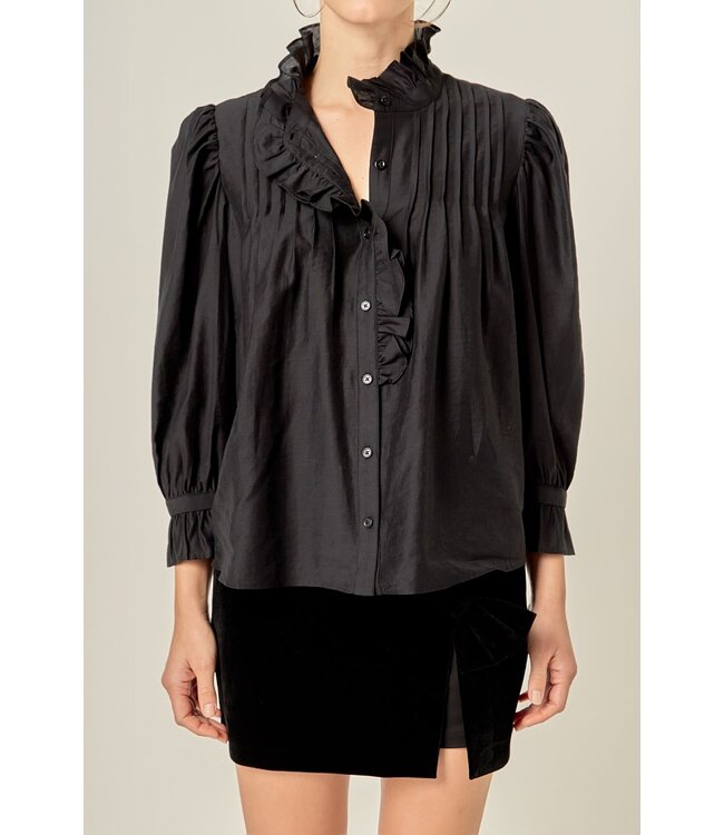 Naomi Ruffle Detailed Blouse