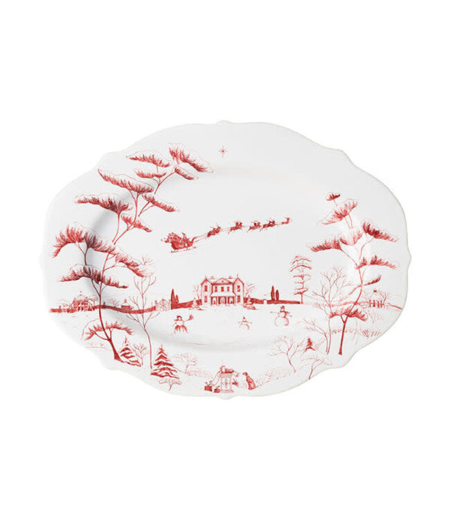JULISKA Country Estate Winter Frolic 15" Platter