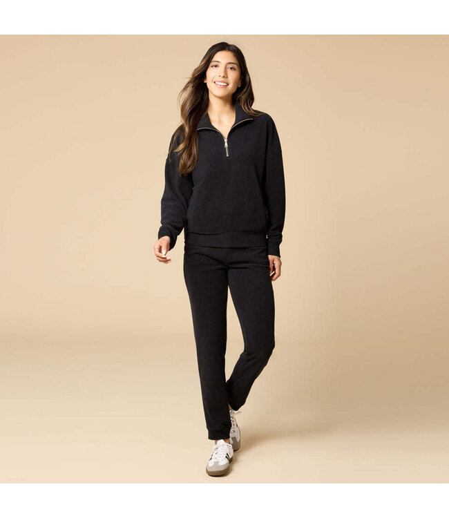 Avery Vintage Velvet ¼ Zip Pullover & Jogger Lounge Set