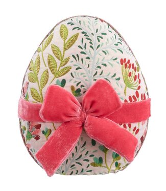 7.5 Inch Egg  Pink Green
